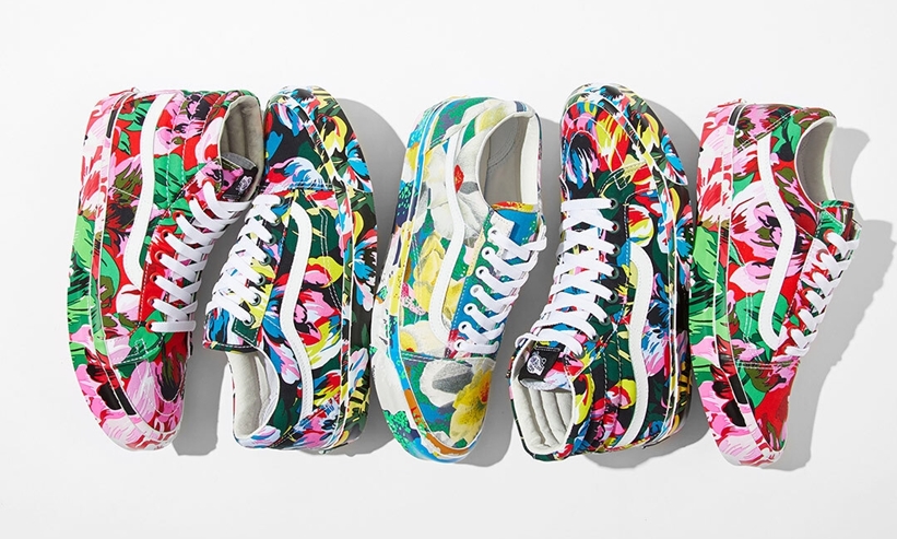 6/17発売！KENZO × VANS VAULT “Floral” OG OLD SKOOL LX/OG SK8-HI LX (ケンゾー バンズ ヴォルト “フローラル” “オールドスクール/スケートハイ”)