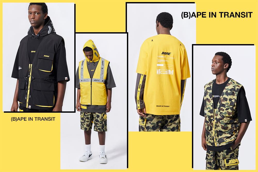 「輸送、運搬」をコンセプトにした A BATHING APE 初のインダストリアルスタイルのコレクション「(B)APE IN TRANSIT」が6/12から順次発売 (ア ベイシング エイプ)