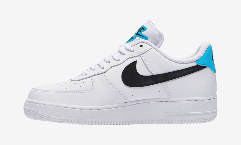 ナイキ エア フォース 1 07 ロー “ワールドワイド” ホワイト/ブルーフューリー/ブラック (NIKE AIR FORCE 1 07 LOW “World Wide” White/Blue Fury/Black) [CK7648-100]