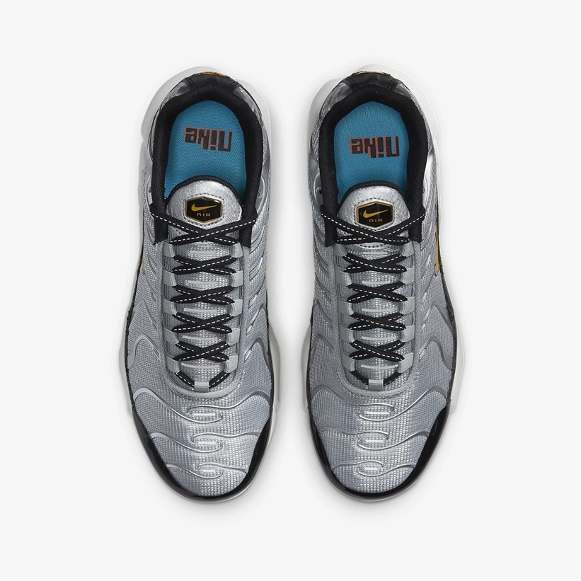 ナイキ GS エア マックス プラス “メタリックシルバー” (NIKE GS AIR MAX PLUS “Metallic Silver”) [CW6010-001]