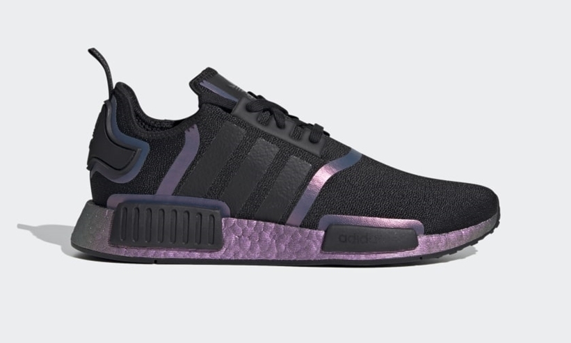 adidas Originals NMD_R1 “Core Black/Purple” (アディダス オリジナルス エヌ エム ディー “コアブラック/パープル”) [FV8732]