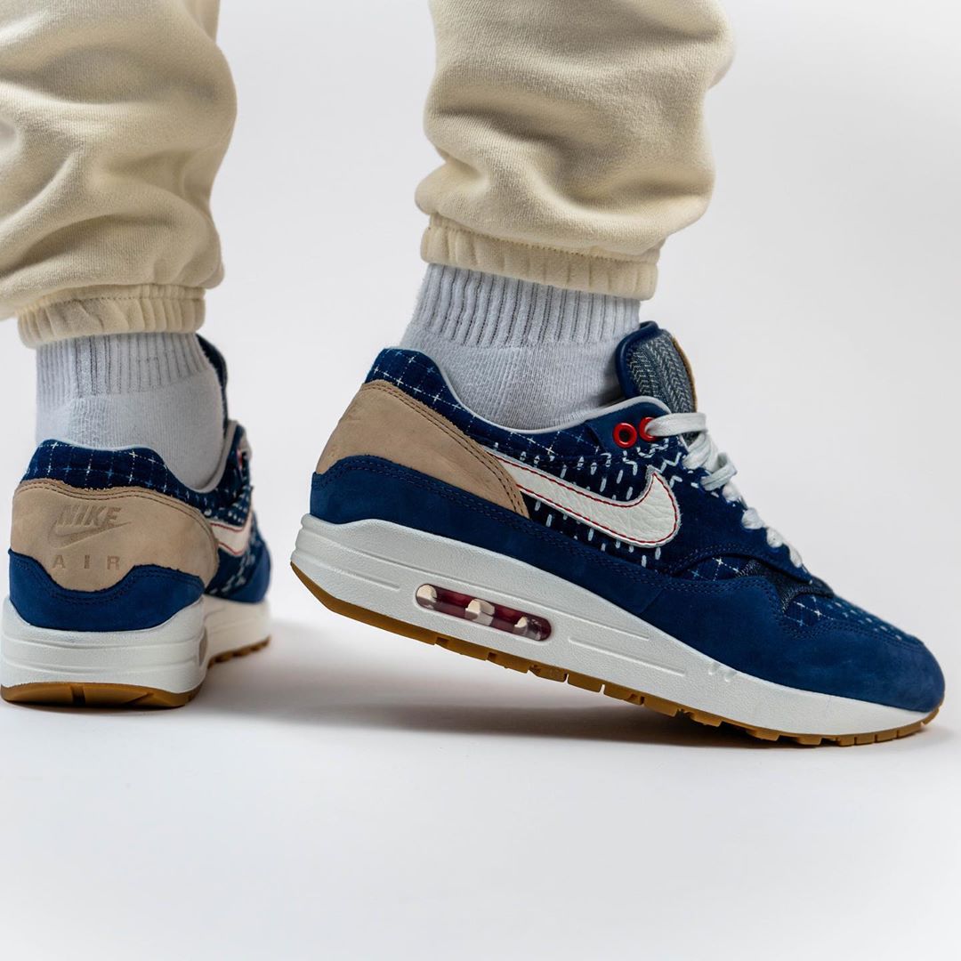 SNKRS 10/16 発売！DENHAM × NIKE AIR MAX 1 “Blue Void” (デンハム ナイキ エア マックス 1 “ブルーヴォイド”) [CW7603-400]