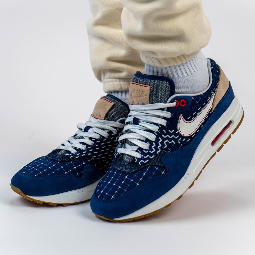 SNKRS 10/16 発売！DENHAM × NIKE AIR MAX 1 “Blue Void” (デンハム ナイキ エア マックス 1 “ブルーヴォイド”) [CW7603-400]