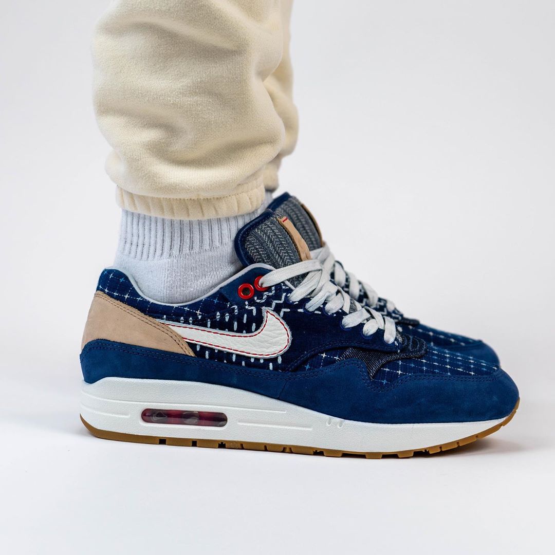 SNKRS 10/16 発売！DENHAM × NIKE AIR MAX 1 “Blue Void” (デンハム ナイキ エア マックス 1 “ブルーヴォイド”) [CW7603-400]