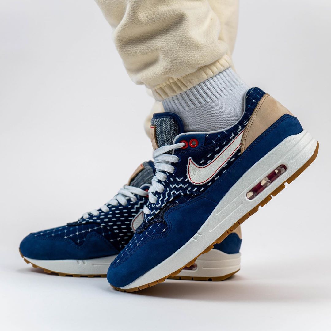 SNKRS 10/16 発売！DENHAM × NIKE AIR MAX 1 “Blue Void” (デンハム ナイキ エア マックス 1 “ブルーヴォイド”) [CW7603-400]