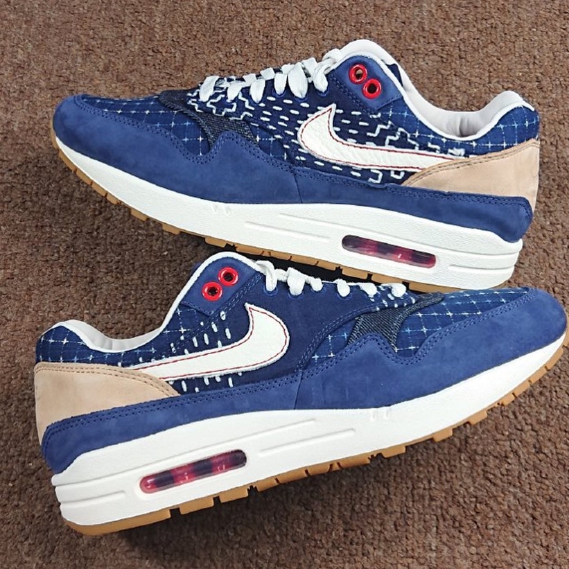 SNKRS 10/16 発売！DENHAM × NIKE AIR MAX 1 “Blue Void” (デンハム ナイキ エア マックス 1 “ブルーヴォイド”) [CW7603-400]