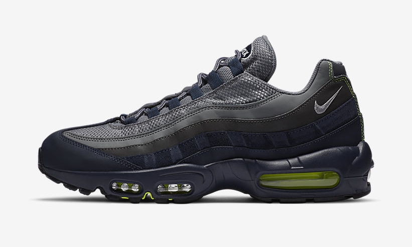 ナイキ エア マックス 95 “ミッドナイトネイビー/グレー/ボルト” (NIKE AIR MAX 95 “Midnight Navy/Grey/Volt”) [DA1504-400]