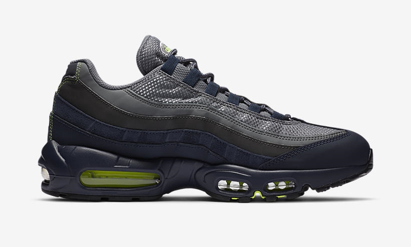 ナイキ エア マックス 95 “ミッドナイトネイビー/グレー/ボルト” (NIKE AIR MAX 95 “Midnight Navy/Grey/Volt”) [DA1504-400]