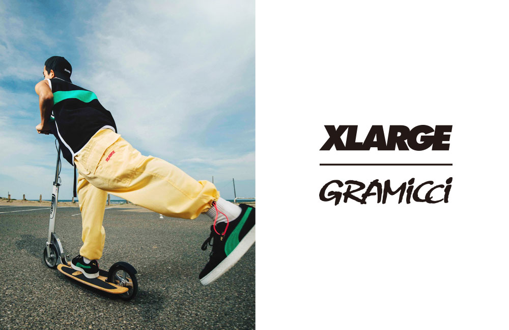 XLARGE × GRAMICCI カーゴタイプのリゾートパンツが6/20発売 (エクストララージ グラミチ)