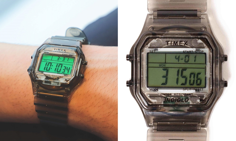 “ブラック”×”スケルトン”のコラボ第2弾！TIMEX × BEAMS 別注 Classics Digital ブラック スケルトン デジタル ウォッチが7月上旬発売 (タイメックス ビームス)