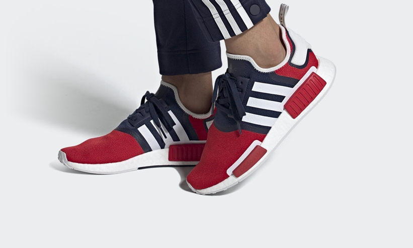 adidas Originals NMD_R1 “College Navy/Scarlet” (アディダス オリジナルス エヌ エム ディー “カレッジネイビー/スカーレット”) [FV1734]