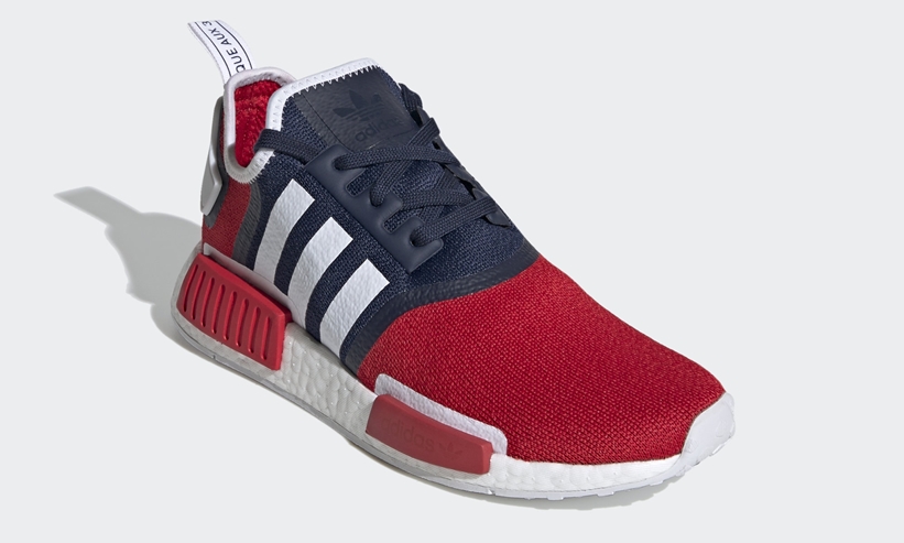 adidas Originals NMD_R1 “College Navy/Scarlet” (アディダス オリジナルス エヌ エム ディー “カレッジネイビー/スカーレット”) [FV1734]