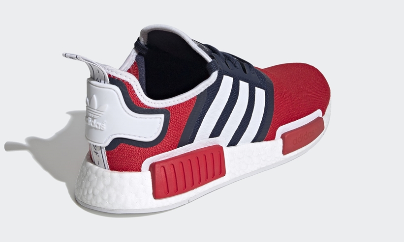 adidas Originals NMD_R1 “College Navy/Scarlet” (アディダス オリジナルス エヌ エム ディー “カレッジネイビー/スカーレット”) [FV1734]