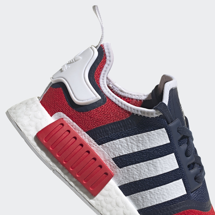 adidas Originals NMD_R1 “College Navy/Scarlet” (アディダス オリジナルス エヌ エム ディー “カレッジネイビー/スカーレット”) [FV1734]