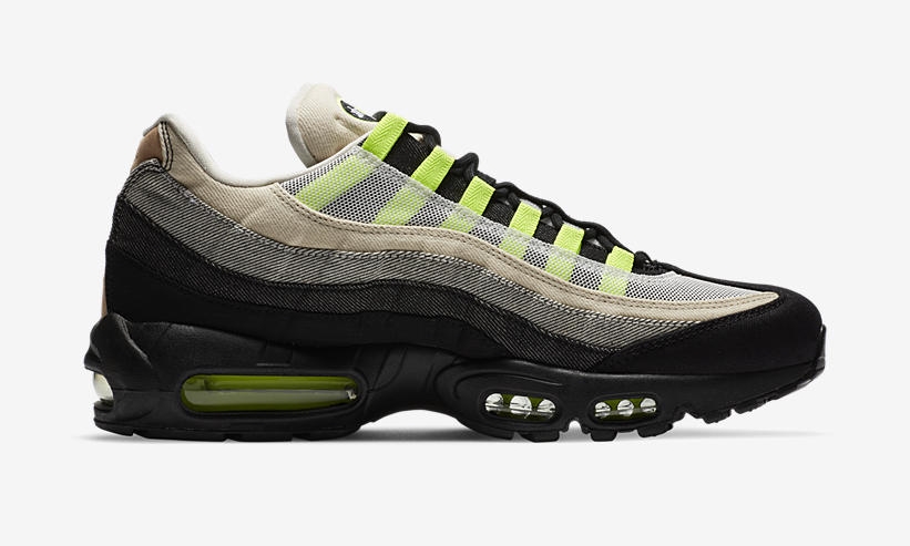 9/26 発売予定！DENHAM × NIKE AIR MAX 95 “Black/Summit White/Volt” (デンハム ナイキ エア マックス 95 “ブラック/サミットホワイト/ボルト”) [DD9519-001]