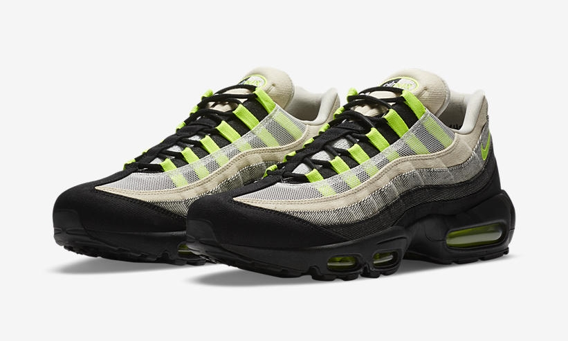 9/26 発売予定！DENHAM × NIKE AIR MAX 95 “Black/Summit White/Volt” (デンハム ナイキ エア マックス 95 “ブラック/サミットホワイト/ボルト”) [DD9519-001]