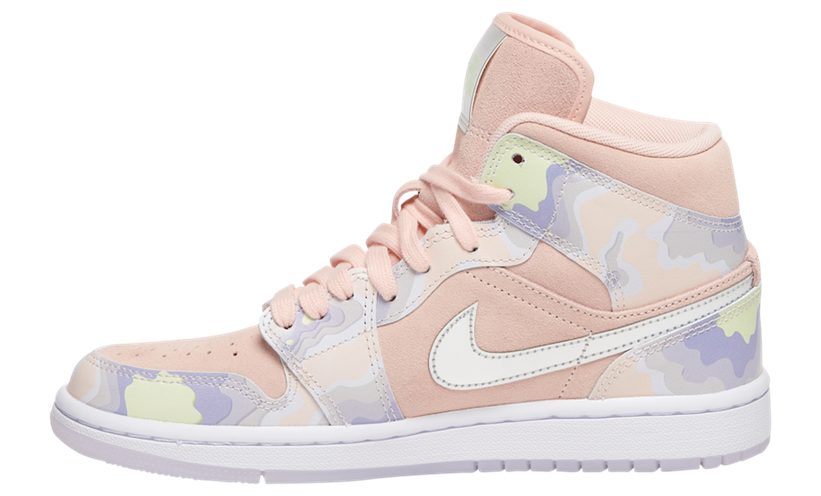 6/19発売！ナイキ ウィメンズ エア ジョーダン 1 ミッド “P(HER)SPECTIVE” (NIKE WMNS AIR JORDAN 1 MID “Washed Coral/Chrome”) [CW6008-600]