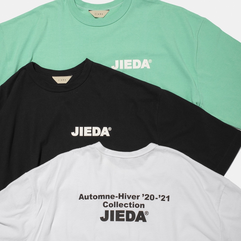 JieDa × monkey time 別注 「BIG T-SHIRT」をベースに、コレクションのスタッフTシャツをイメージした別注デザインが6/20発売 (ジエダ モンキータイム)