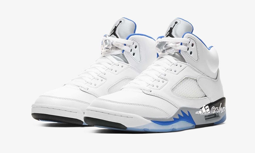 【国内 3/27 発売】ナイキ エア ジョーダン 5 レトロ “ホワイト/ハイパーロイヤル” (NIKE AIR JORDAN 5 RETRO “White/Hyper Royal”) [DD0587-140]