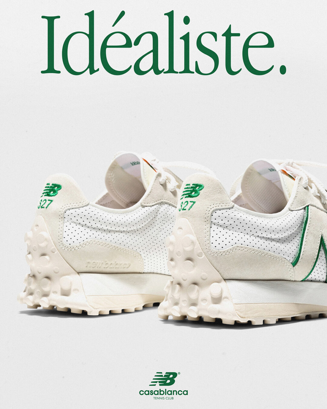 国内 11/20 発売！Casablanca x New Balance 327 “White” (カサブランカ ニューバランス)