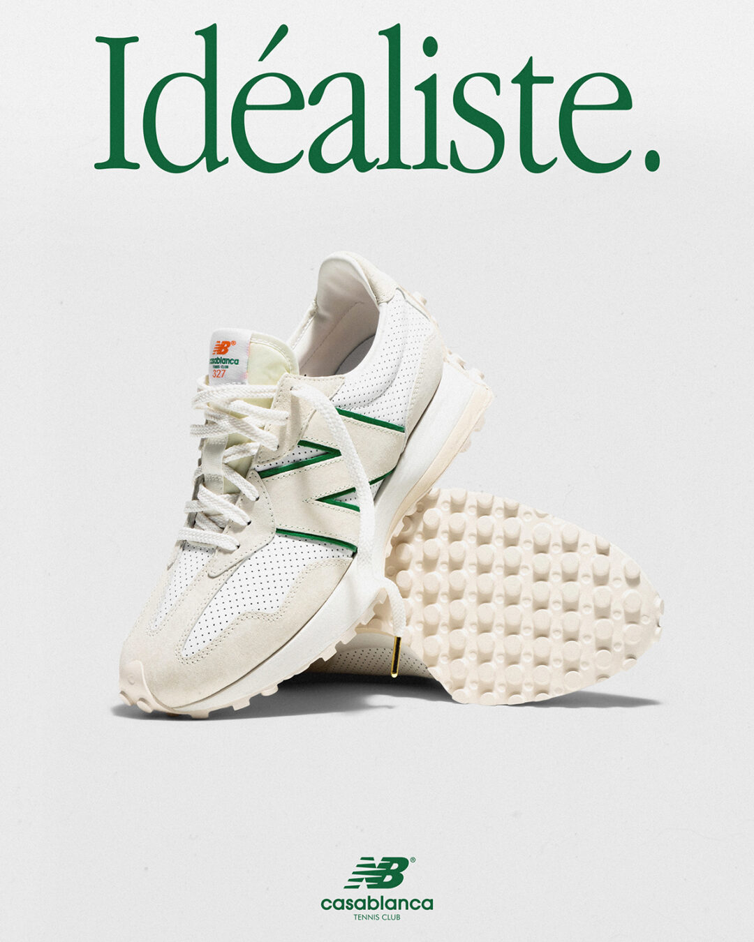 国内 11/20 発売！Casablanca x New Balance 327 “White” (カサブランカ ニューバランス)