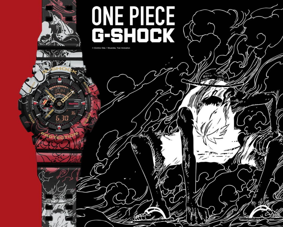 【7月発売】主人公のルフィが成長し強くなっていく姿を表現した「ワンピース」×「G-SHOCK」コラボレーション (Gショック ジーショック ONE PIECE GA-110JOP)