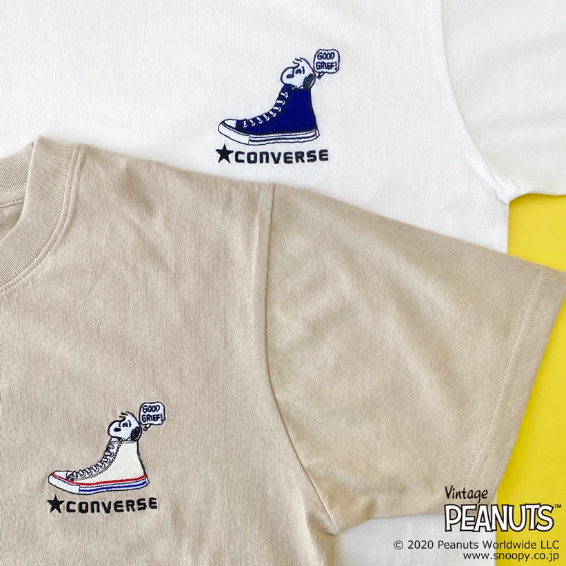 スニーカーと戯れるスヌーピーのアートが可愛すぎ！ピーナッツ×コンバースのコラボレーション企画が発売 (PEANUTS CONVERSE)