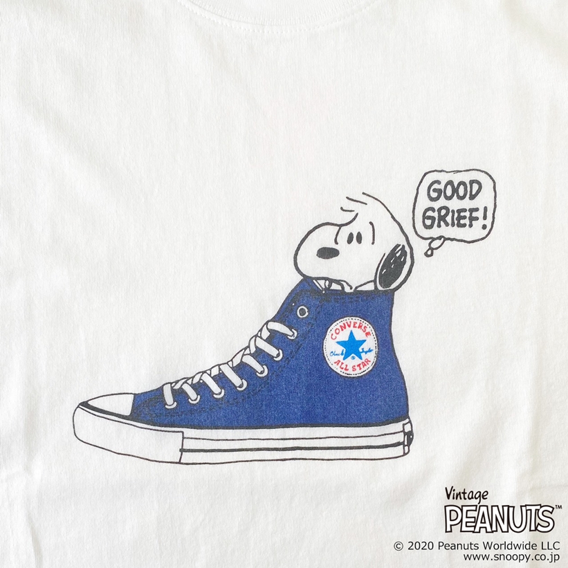 スニーカーと戯れるスヌーピーのアートが可愛すぎ！ピーナッツ×コンバースのコラボレーション企画が発売 (PEANUTS CONVERSE)