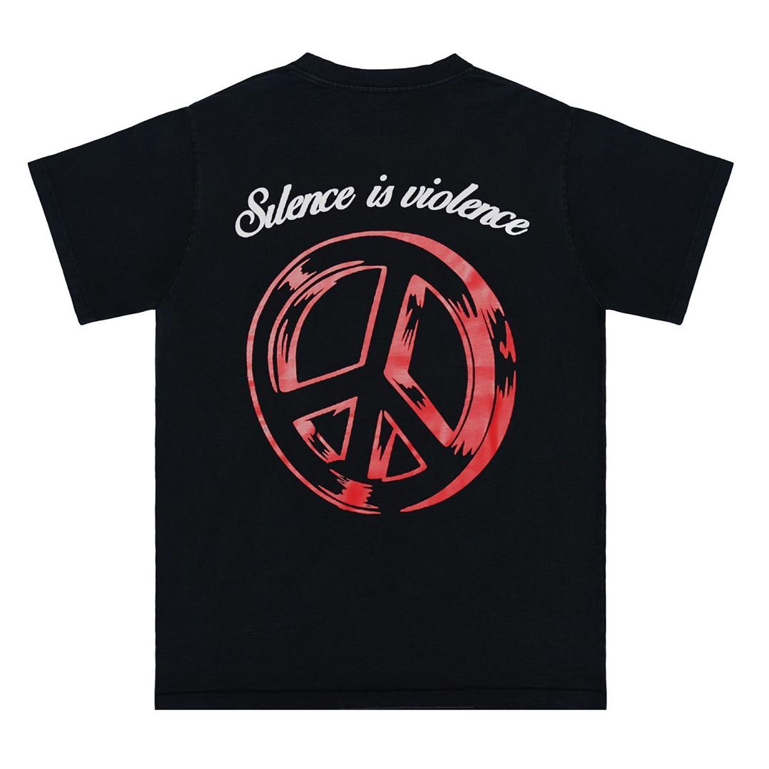 Black Lives Matter チャリティーとして M+RC NOIRから”Silence Is Violence TEE”が6/17発売 (マルシェノア #blacklivesmatter)