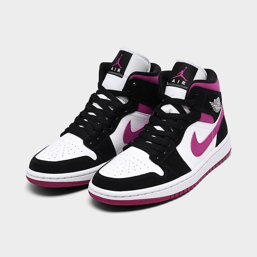 7/1発売！ナイキ ウィメンズ エア ジョーダン 1 ミッド “ブラック/ピンク” (NIKE WMNS AIR JORDAN 1 MID “Black/Pink”) [BQ6472-005]