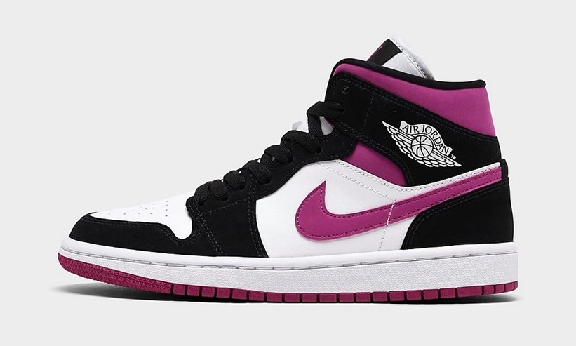 7/1発売！ナイキ ウィメンズ エア ジョーダン 1 ミッド “ブラック/ピンク” (NIKE WMNS AIR JORDAN 1 MID “Black/Pink”) [BQ6472-005]