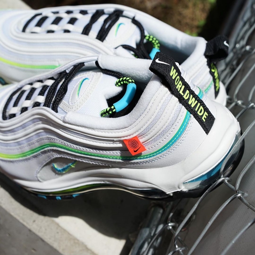 ナイキ エア マックス 97 “ワールドワイド” ホワイト/ブルーフューリー (NIKE AIR MAX 97 “World Wide” White/Blue Fury) [CZ5607-100]