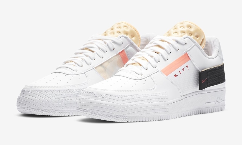 ナイキ エア フォース 1 ロー タイプ “ホワイト/ブラック/メロンティント” (NIKE AIR FORCE 1 LOW TYPE “White/Black/Melon Tint”) [CZ7107-100]