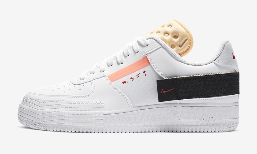 ナイキ エア フォース 1 ロー タイプ “ホワイト/ブラック/メロンティント” (NIKE AIR FORCE 1 LOW TYPE “White/Black/Melon Tint”) [CZ7107-100]