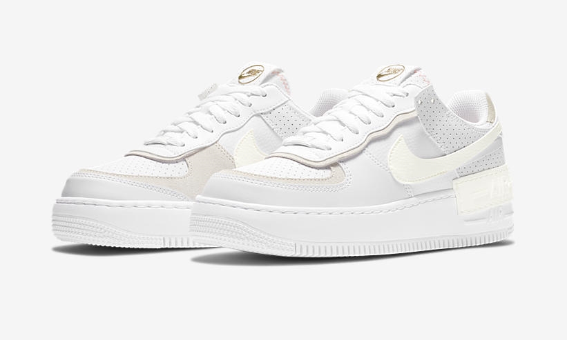 7/9発売！ナイキ ウィメンズ エア フォース 1 ロー シャドウ “ホワイト/アトミックピンク” (NIKE WMNS AIR FORCE 1 LOW SHADOW “White/Atomic Pink”) [CZ8107-100]