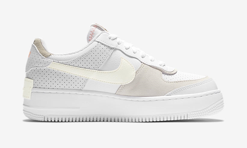 7/9発売！ナイキ ウィメンズ エア フォース 1 ロー シャドウ “ホワイト/アトミックピンク” (NIKE WMNS AIR FORCE 1 LOW SHADOW “White/Atomic Pink”) [CZ8107-100]