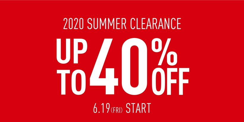 BILLY’S ENTにて「2020 SUMMER CLEARANCE」が6/19スタート (ビリーズ #セール #sale)