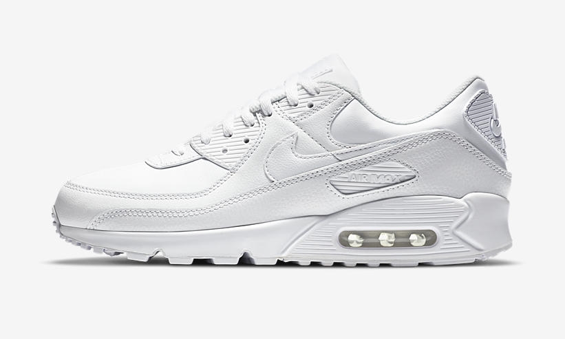 ナイキ エア マックス 90 レザー “トリプルホワイト” (NIKE AIR MAX 90 LEATHER “Triple White”) [CZ5594-100]