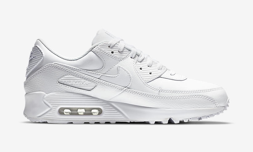 ナイキ エア マックス 90 レザー “トリプルホワイト” (NIKE AIR MAX 90 LEATHER “Triple White”) [CZ5594-100]