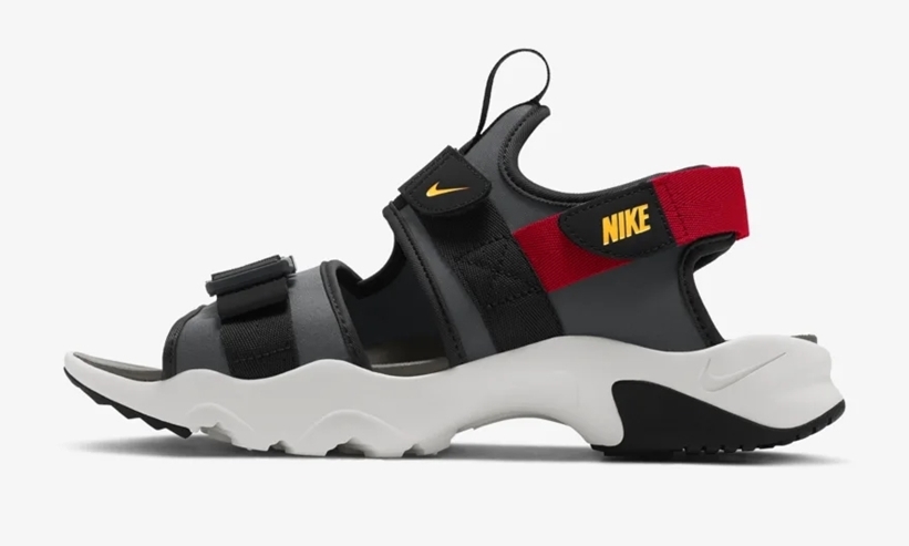 ナイキ キャニオン サンダル “アイアングレー/ユニバーシティレッド” (NIKE CANYON SANDAL “Iron Grey/University Red”) [CI8797-003]