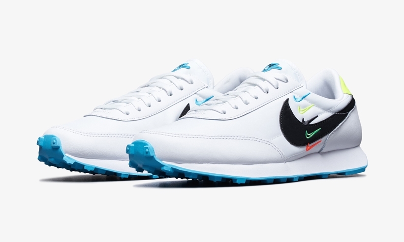 ナイキ ウィメンズ デイブレイク SE “ワールドワイド” ホワイト/ブルーフューリー (NIKE WMNS DAYBREAK SE “World Wide” White/Blue Fury) [CK2606-100]