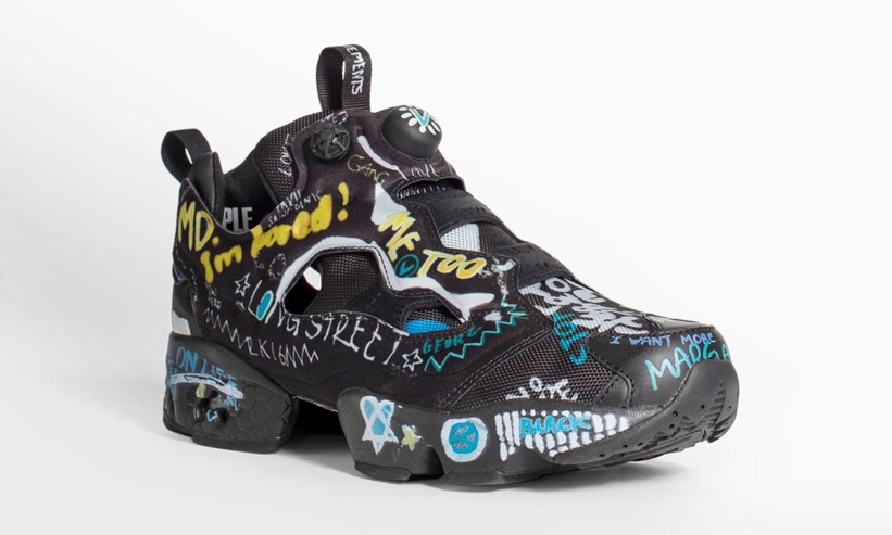 7月発売予定！VETEMENTS 2020 F/W × REEBOK GRAFFITI INSTAPUMP FURY 3.0 “Black” (ヴェトモン リーボック インスタ ポンプ フューリー “ブラック”)