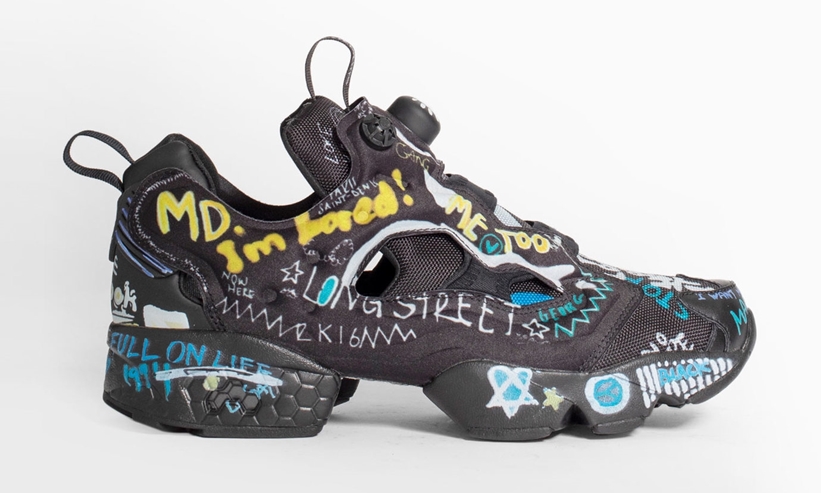 7月発売予定！VETEMENTS 2020 F/W × REEBOK GRAFFITI INSTAPUMP FURY 3.0 “Black” (ヴェトモン リーボック インスタ ポンプ フューリー “ブラック”)