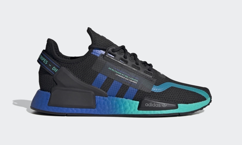 7/1発売！adidas Originals NMD_R1 V2 “Core Black/Blue” (アディダス オリジナルス エヌ エム ディー ブイツー “コアブラック/ブルー”) [FY5913]