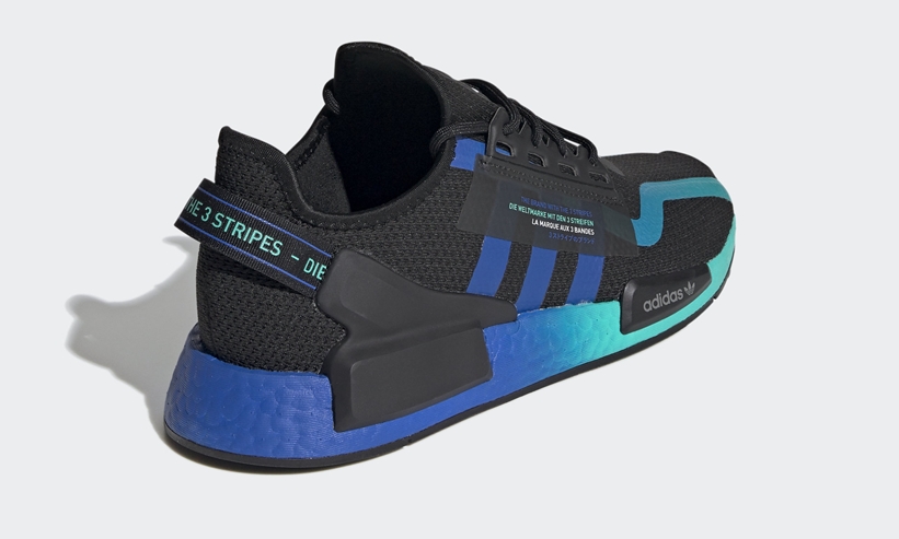 7/1発売！adidas Originals NMD_R1 V2 “Core Black/Blue” (アディダス オリジナルス エヌ エム ディー ブイツー “コアブラック/ブルー”) [FY5913]