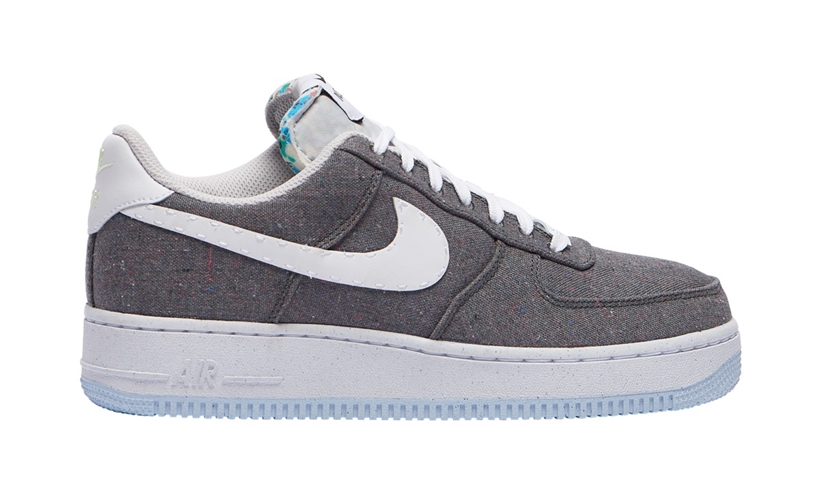 8/20、8/27 発売！リサイクル素材を使用したナイキ エア フォース 1 ロー “アイアイグレー/ホワイト” (NIKE AIR FORCE 1 LOW “Iron Grey/White”) [CN0866-001]