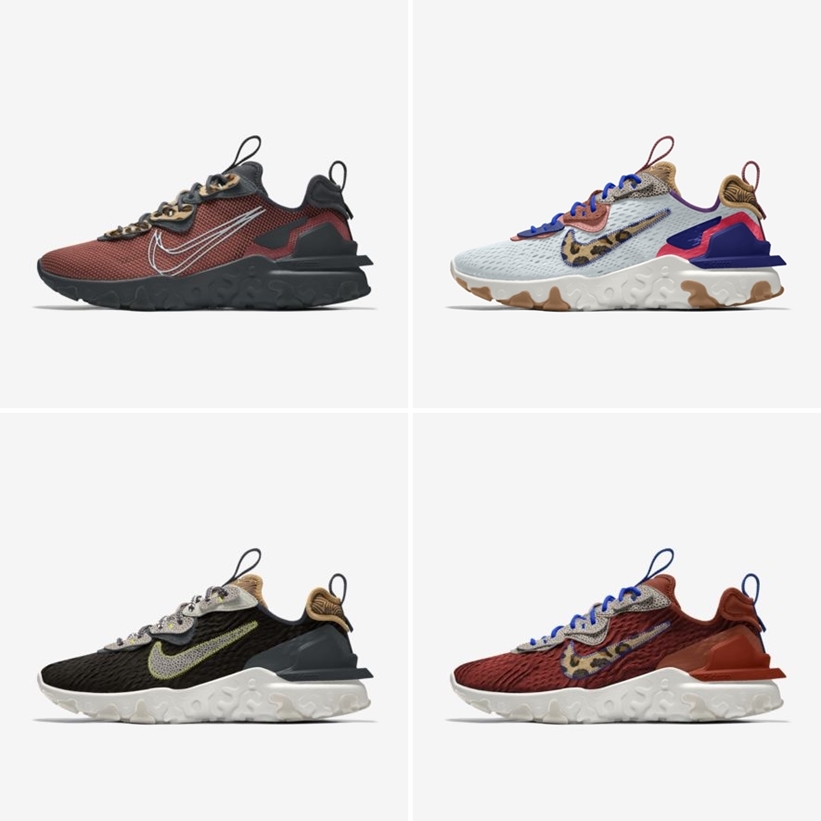 【NIKE BY YOU】ナイキ リアクト ビジョン (NIKE REACT VISION) [CU8761-991] | Fullress