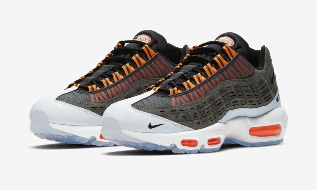 【国内 3/19 発売】キム・ジョーンズ × ナイキ エア マックス 95 2カラー (KIM JONES NIKE AIR MAX 95 “Black/Total Orange/Volt”) [DD1871-001,002]