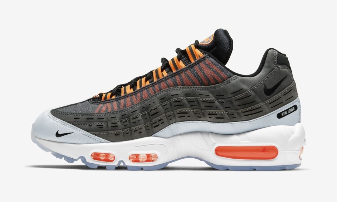 【国内 3/19 発売】キム・ジョーンズ × ナイキ エア マックス 95 2カラー (KIM JONES NIKE AIR MAX 95 “Black/Total Orange/Volt”) [DD1871-001,002]