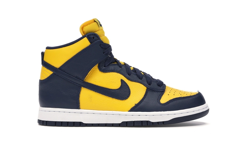 9/23 発売！ナイキ ダンク ハイ SP “ミシガン” “バーシティメイズ/ミッドナイトネイビー” (NIKE DUNK HIGH “MICHIGAN” “Varsity Maize/Midnight Navy”) [CZ8149-700]